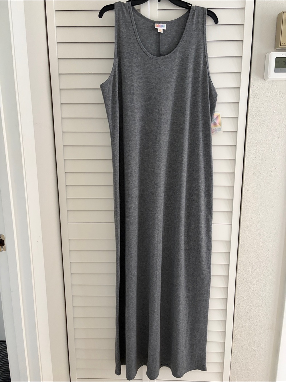 LuLaRoe Sleeveless Maxi Dress in Gray Super Soft